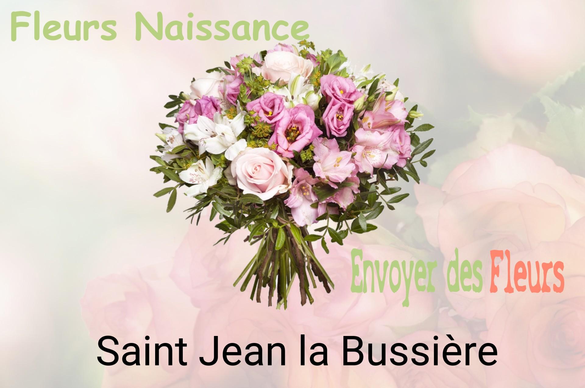 Bouquet de fleurs de naissance livré à Saint-Jean-la-Bussière